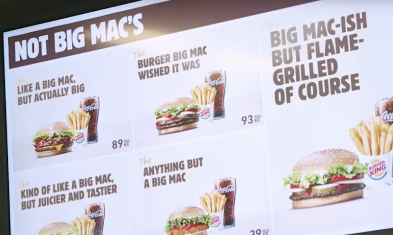 Burger King's Big Mac-ish campaign