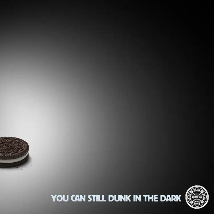 Oreo's tweet during the 2023 SUper Bowl blackout